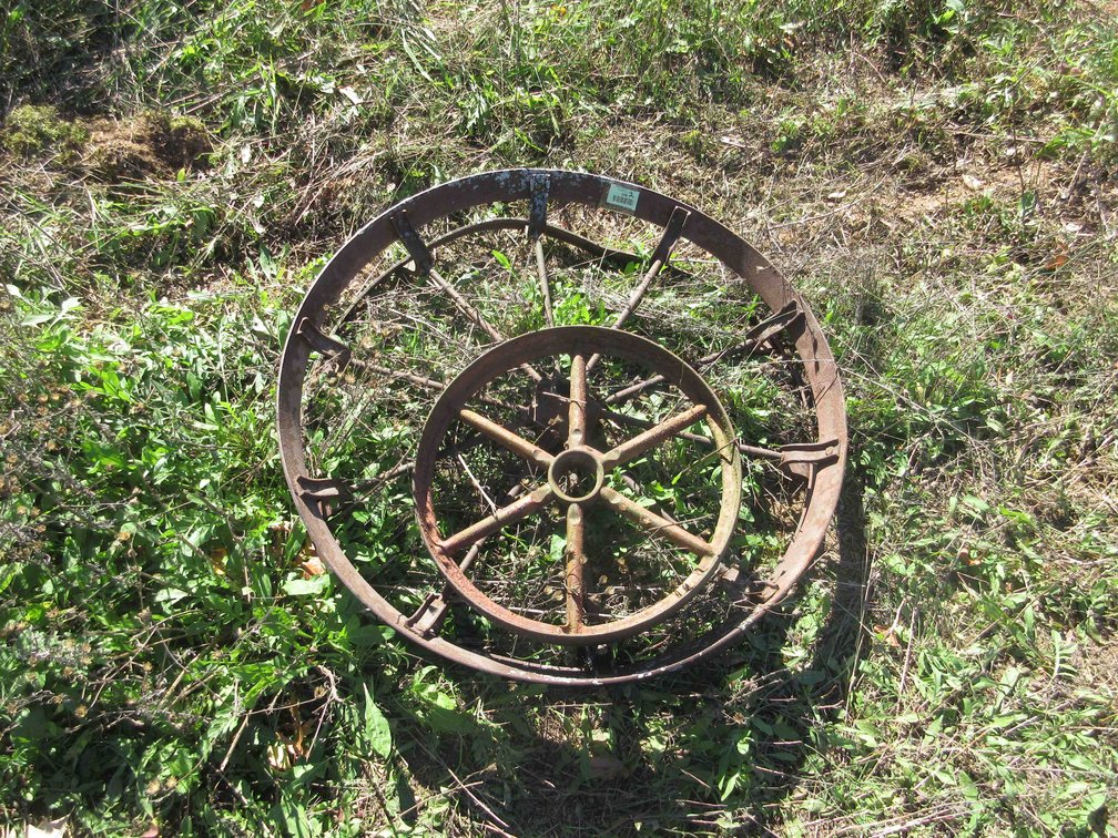(2) Steel wheels