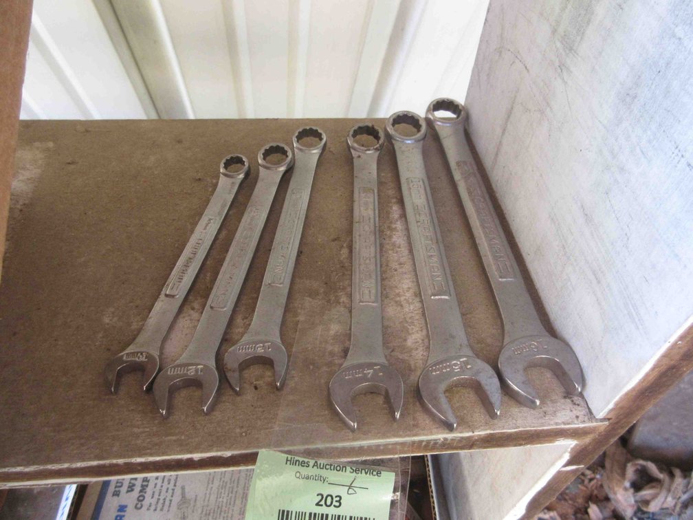 Craftsman 6-piece metric wrench set