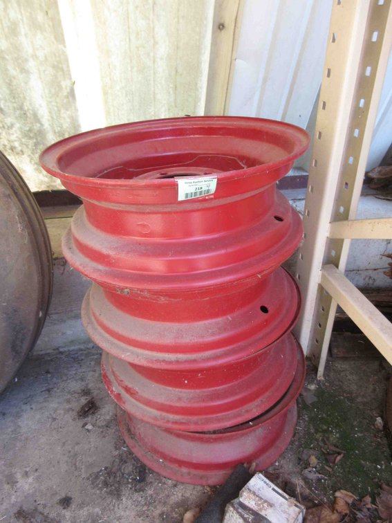 (4) Steel rims
