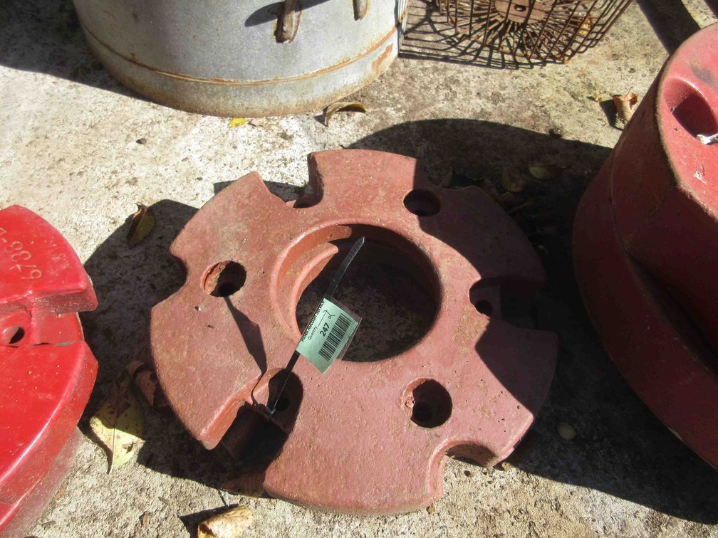 (2) Tractor wheel weights