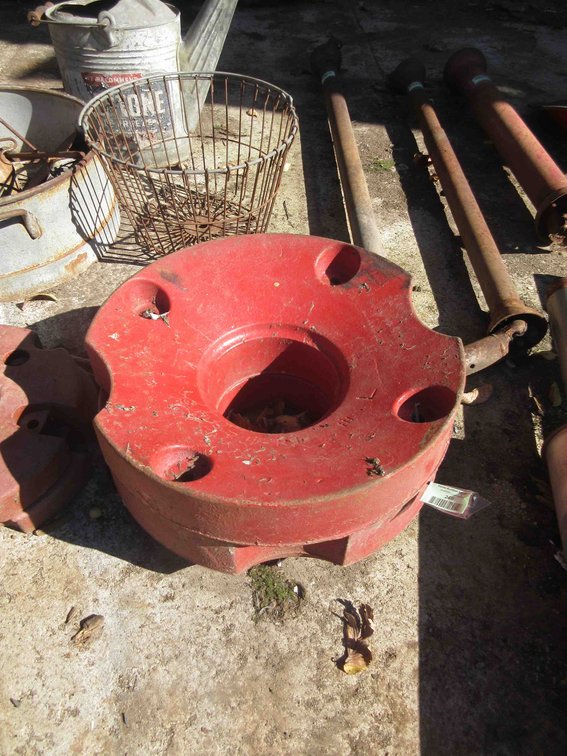 (2) International Harvester wheel weights