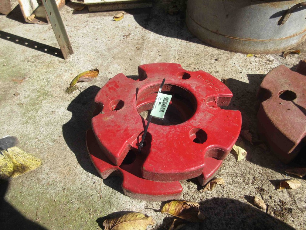 (2) Tractor wheel weights