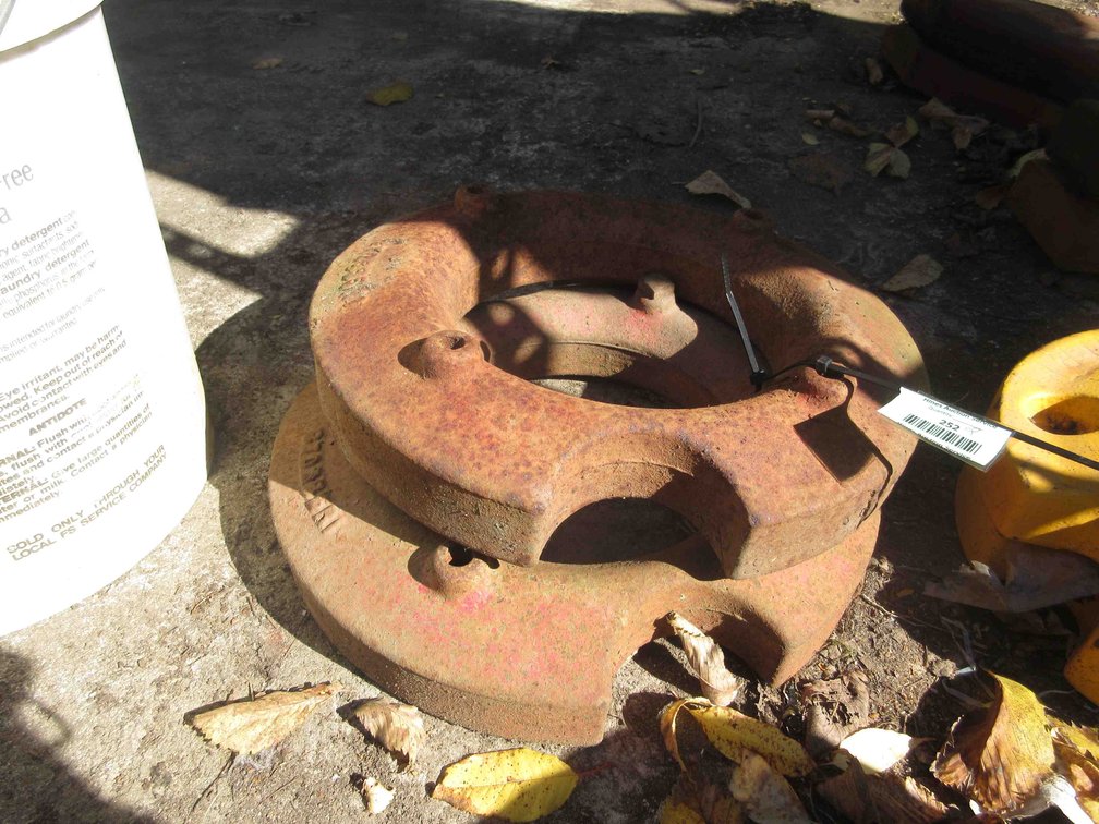(2) Tractor wheel weights