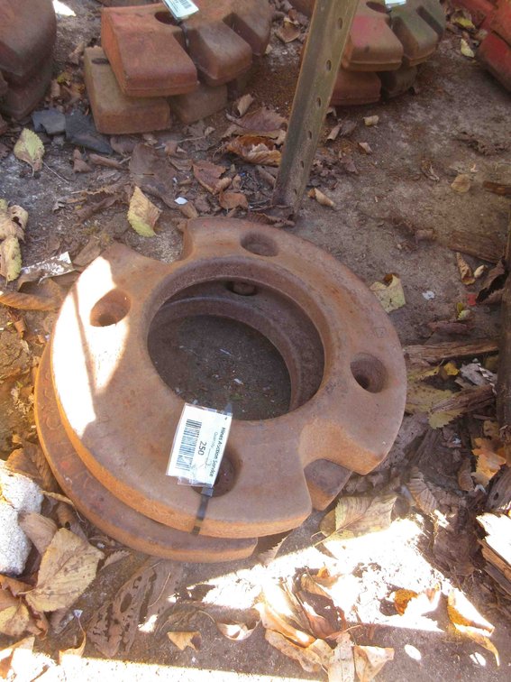 (2) Tractor wheel weights