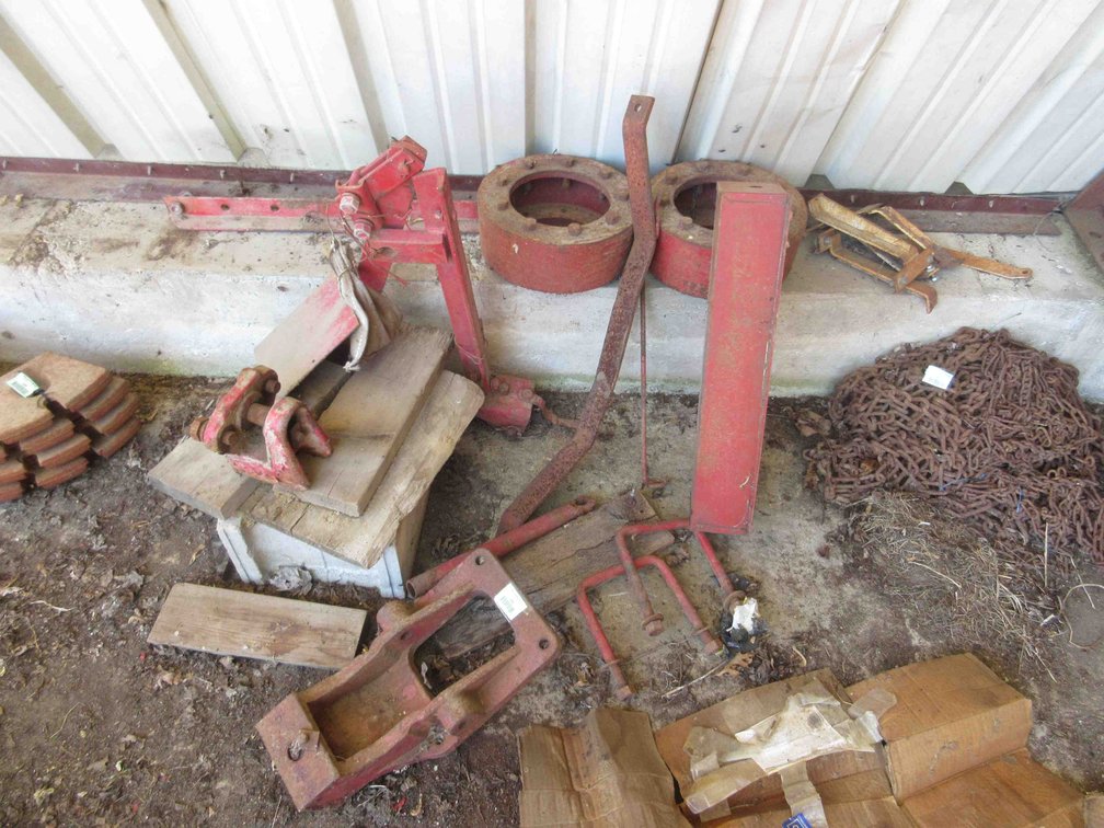 Group of International Harvester parts