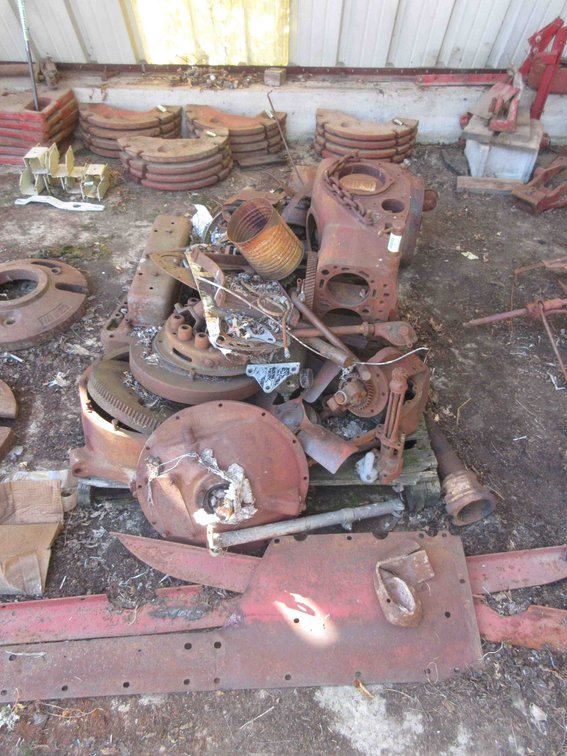 Group of International Harvester parts