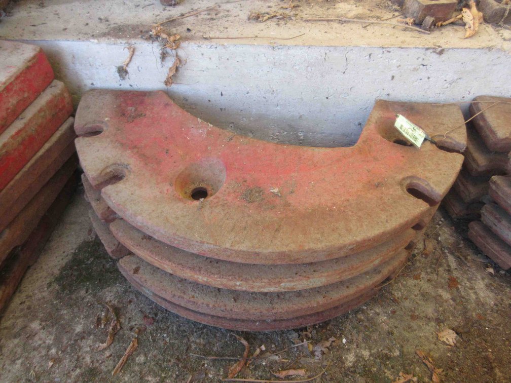 (4) Half wheel tractor weights