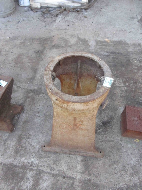 Metal cream separator base
