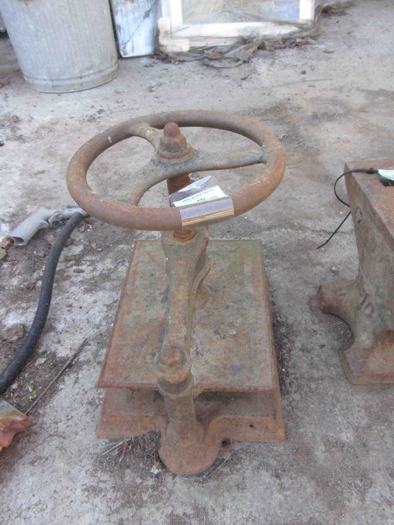 Antique book press