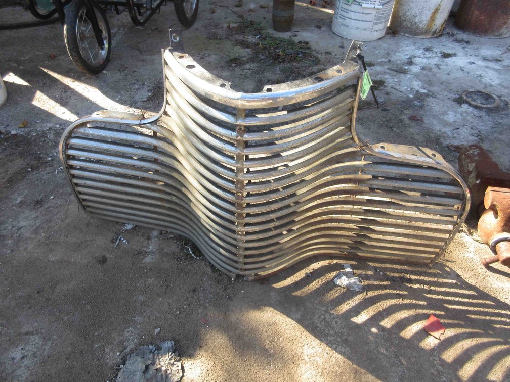 Antique truck grill