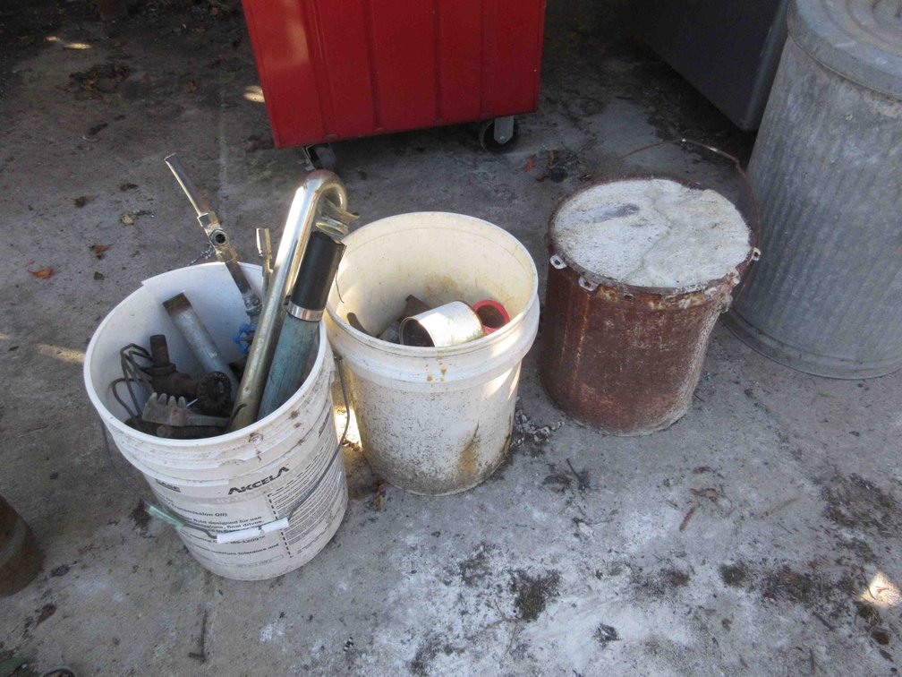 Contents of (3) pails