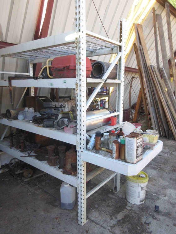 Contents of shelf unit
