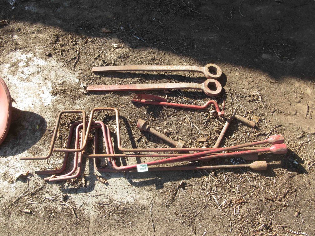 Group of tractor tools