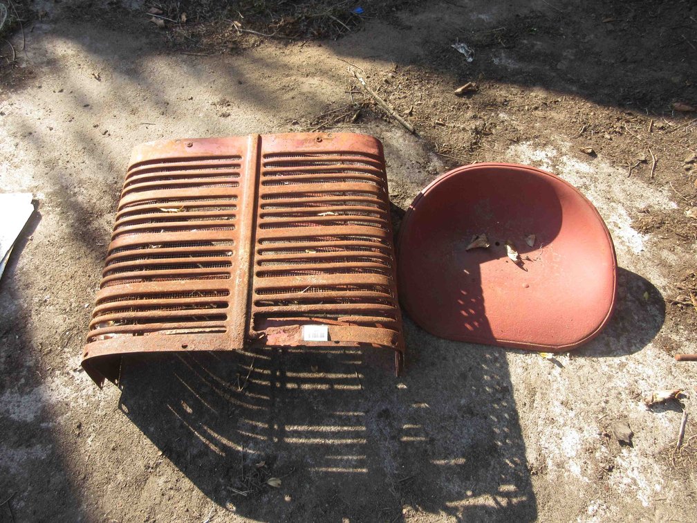 (2) Tractor grills and tractor seat