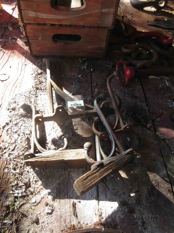 Group of antique hooks