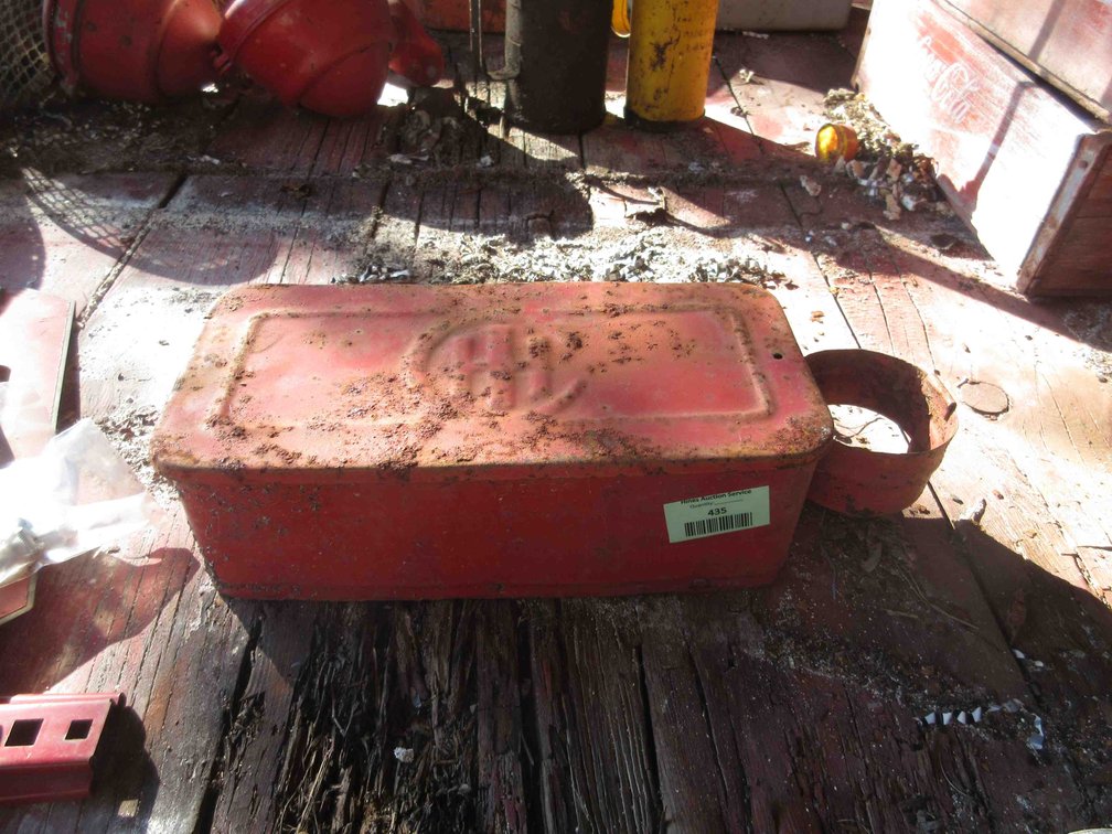 International Harvester tractor tool box