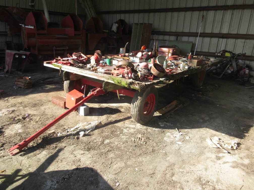 McCormick International running gear with wood deck