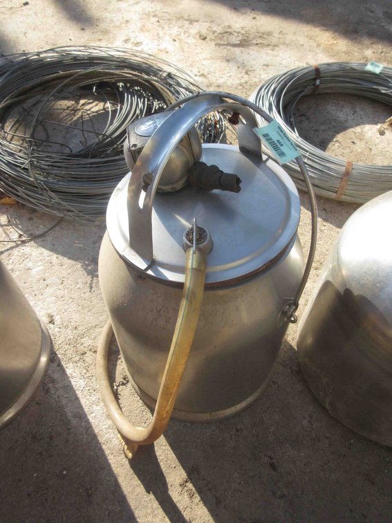 McCormick Deering milker pail