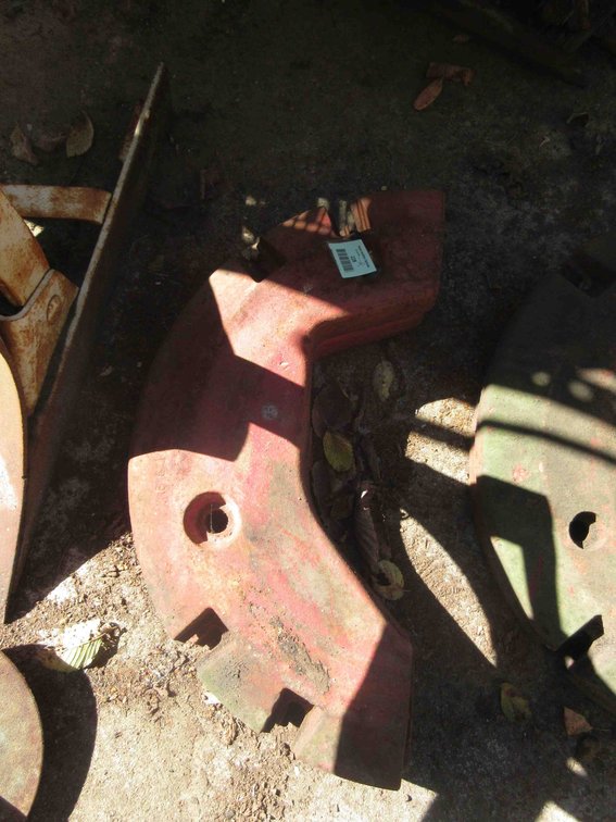 (2) Tractor wheel half weights