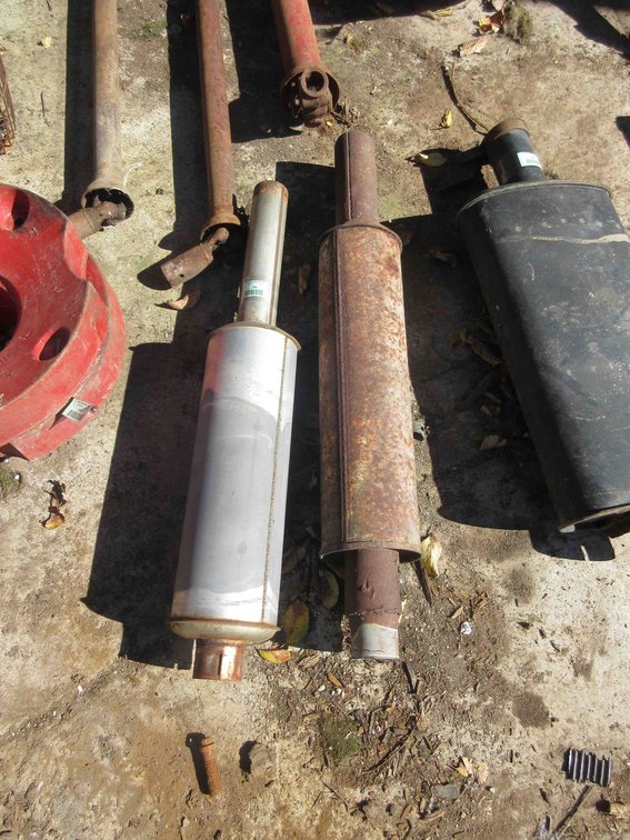 (2) Tractor mufflers