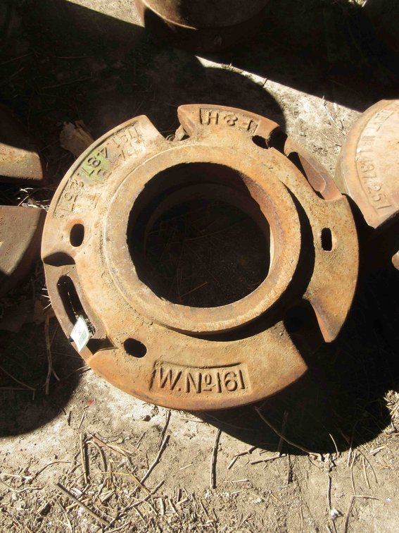 (2) F&H Tractor wheel weights