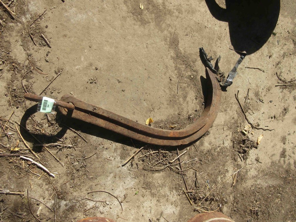 Large steel hook