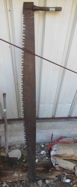 Antique 2-man saw
