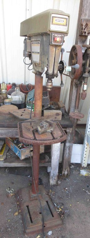 Craftsman 15.5" floor drill press with vise