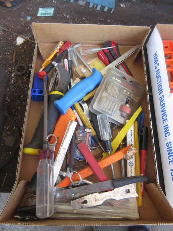 Flat of tools