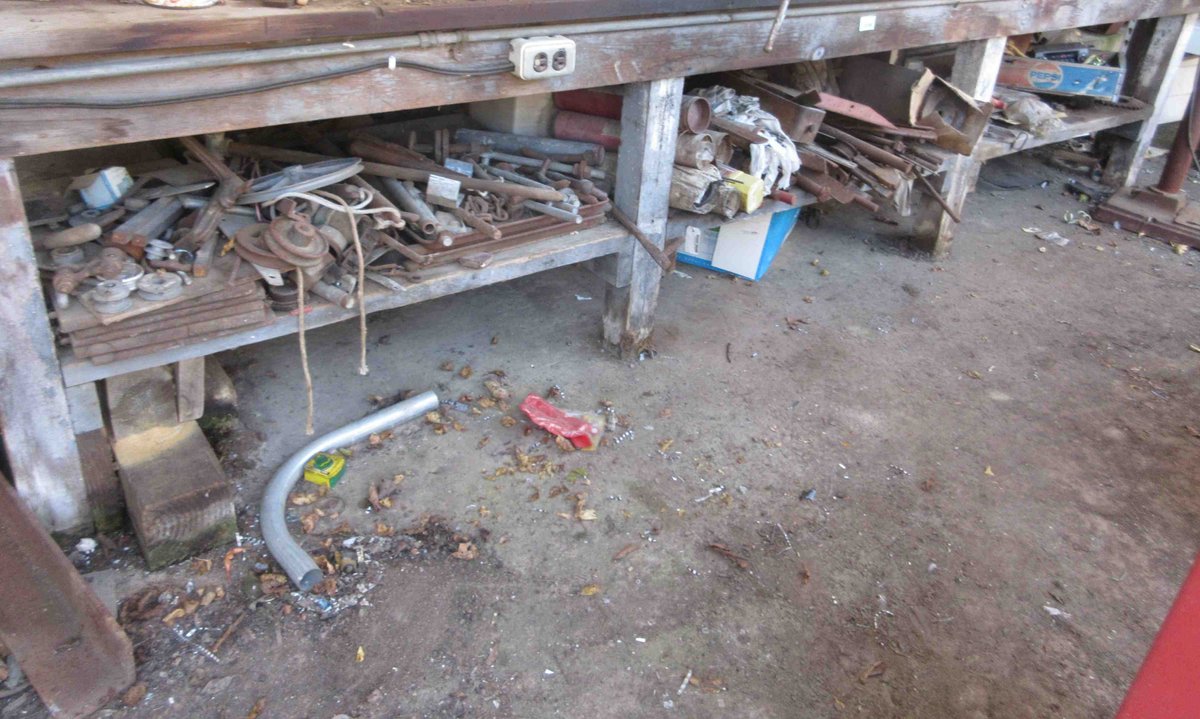 Group under bench