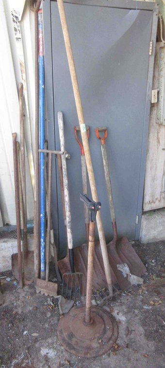 Group of yard tools