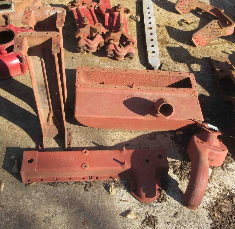 Group of International Harvester parts