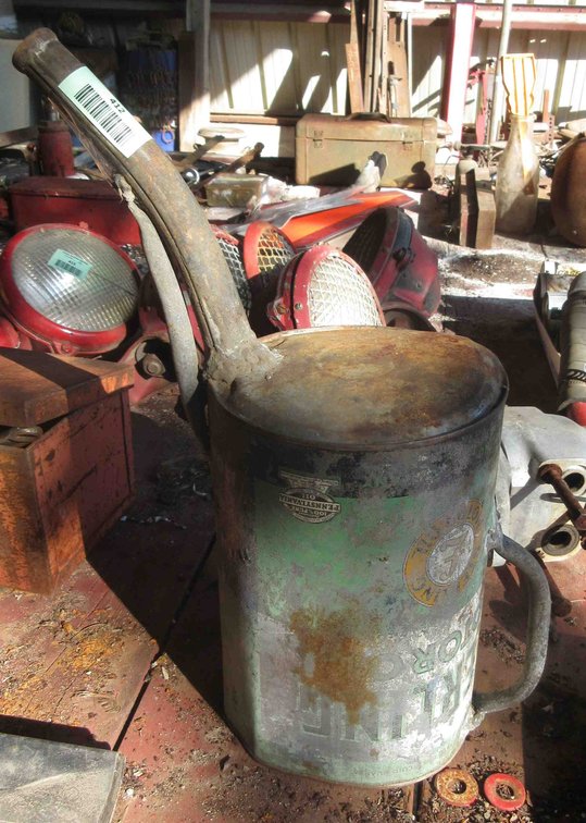 Sterling Motor Oil can funnel