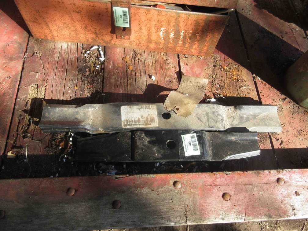 (2) Sets of (3) mower blades