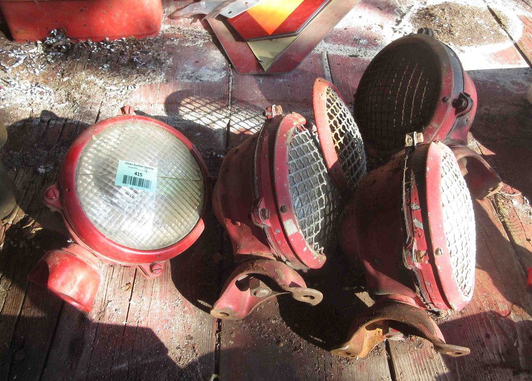(4) Tractor lights