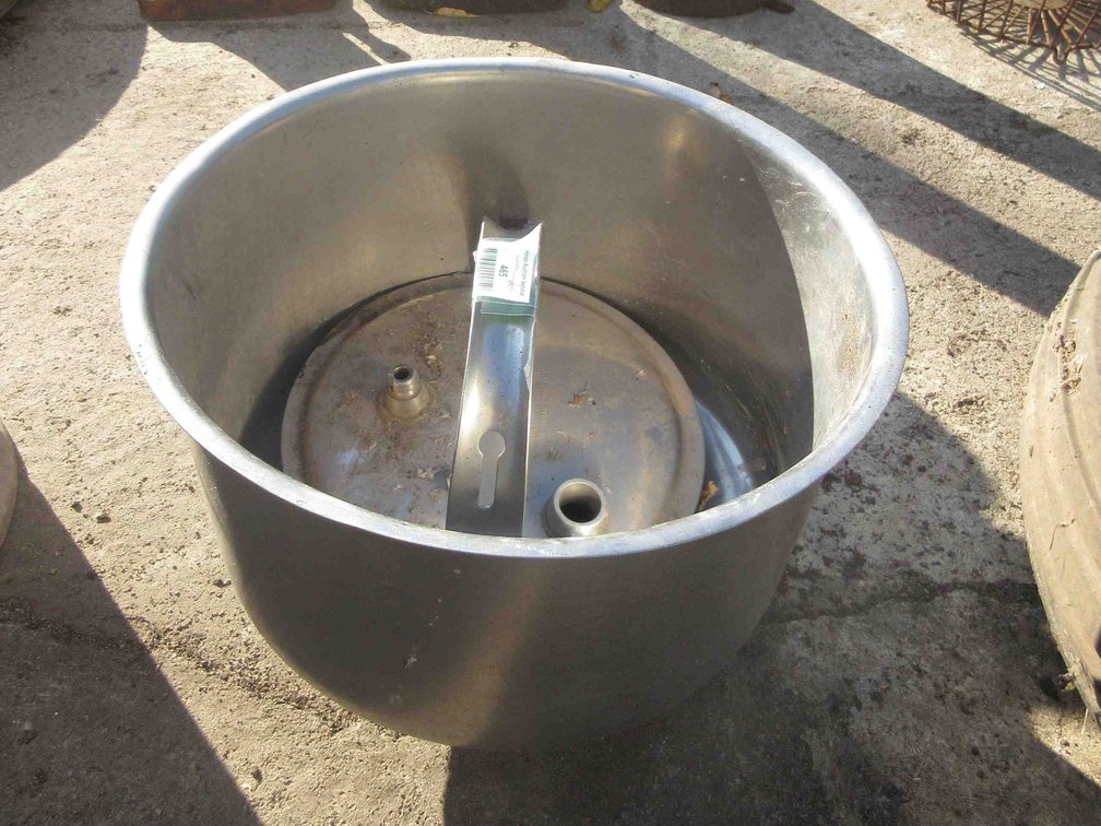 Stainless milk can strainer with cover