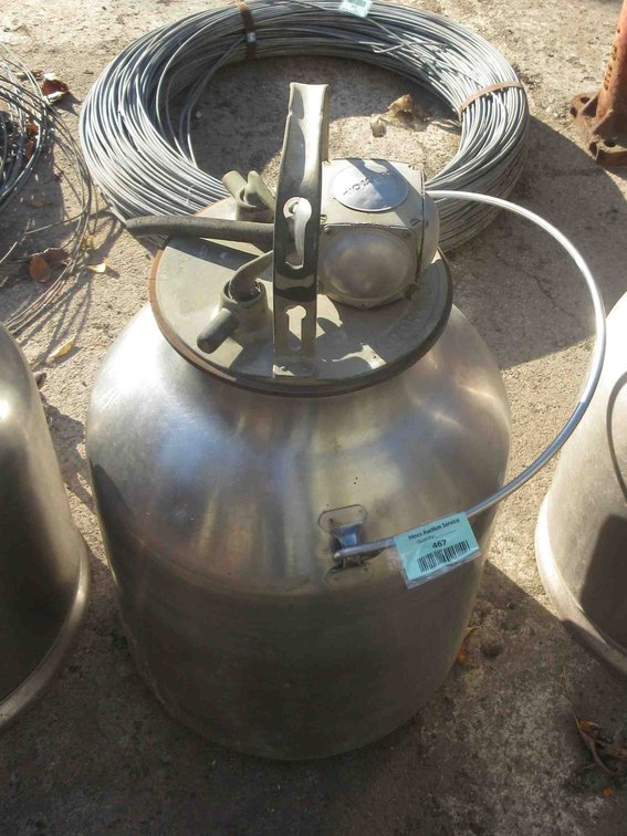 McCormick Deering milker pail