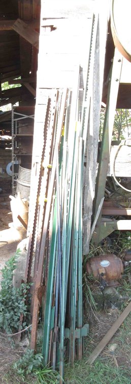 Group of fence posts