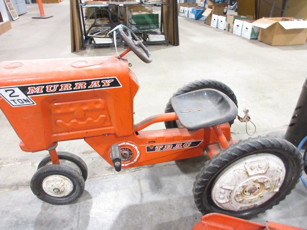 Pedal Tractor, Sporting, Tools and Antiques (blue tag)