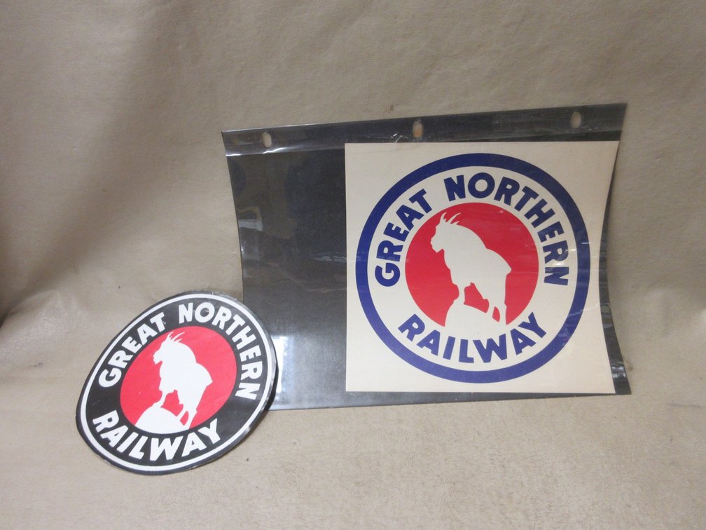 (2) Great Northern Railway emblems