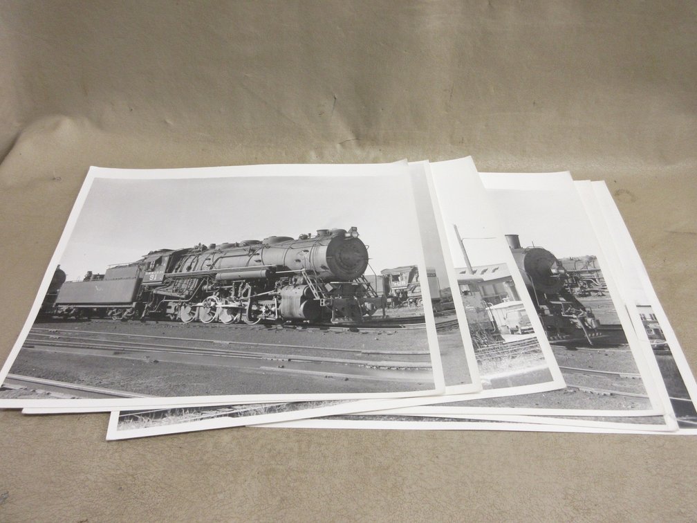 (7) Black and white train photographs