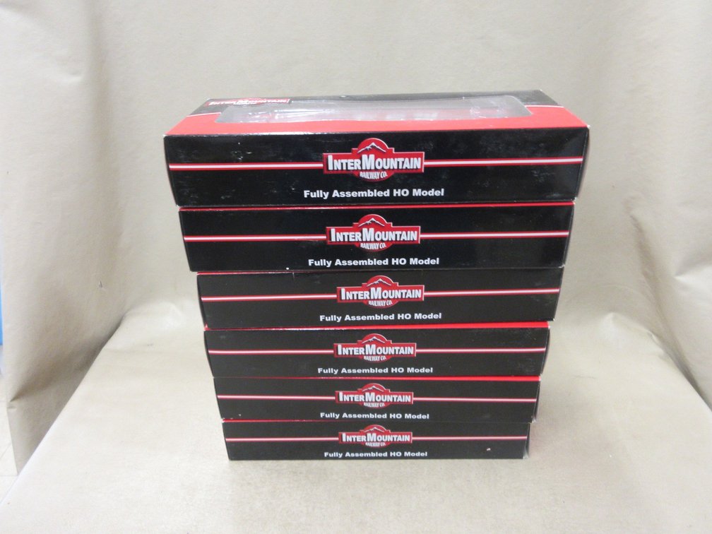 (6) Inter Mountain HO scale hopper cars