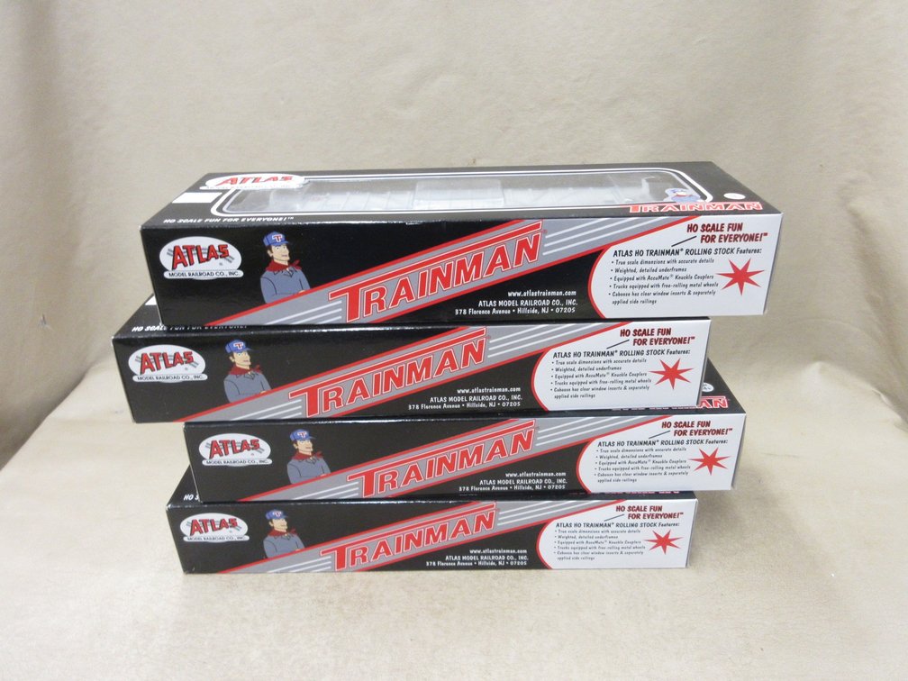 (4) Atlas Trainman HO scale hopper cars