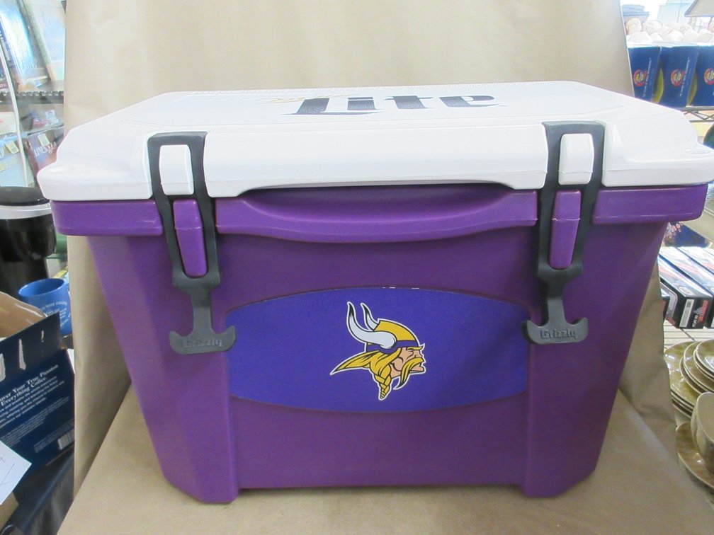Miller Lite Minnesota Vikings cooler
