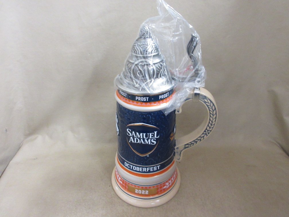 Samuel Adams 2022 ceramic lidded stein