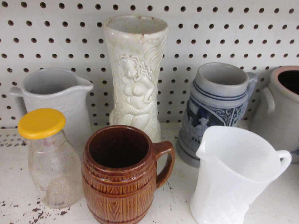 Stoneware and glass group