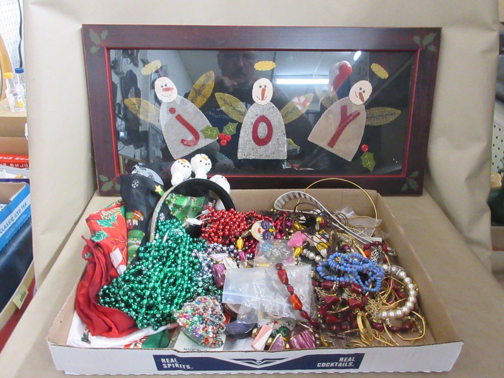 Box of Costume jewelry