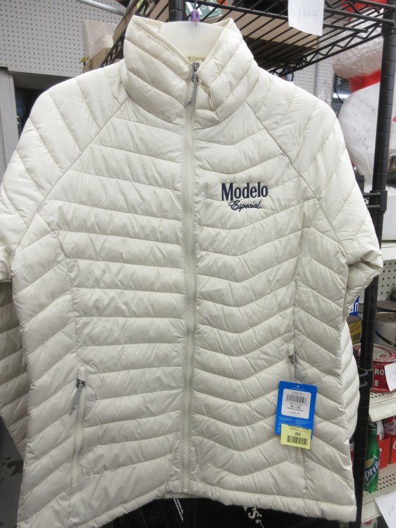 Keystone Light orange camo quilted vest