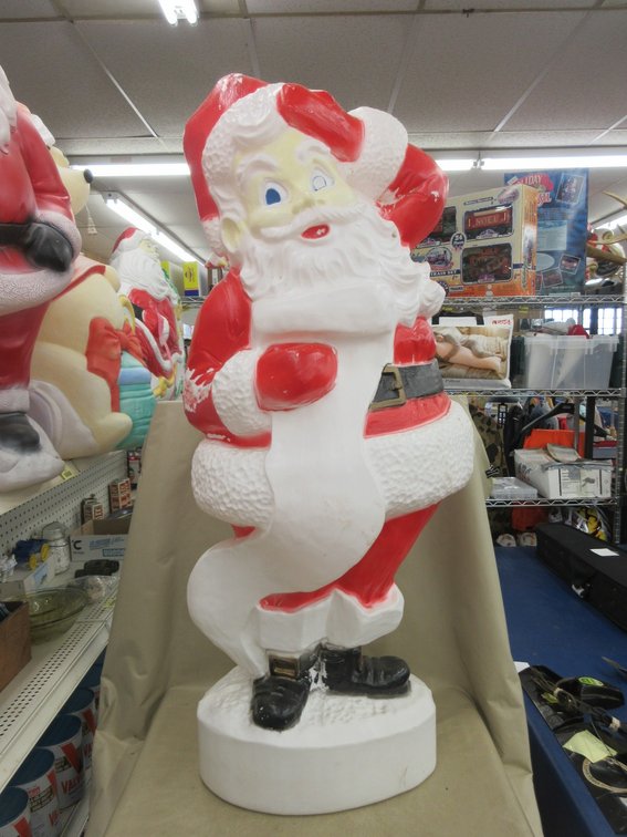 Blow mold Santa Claus