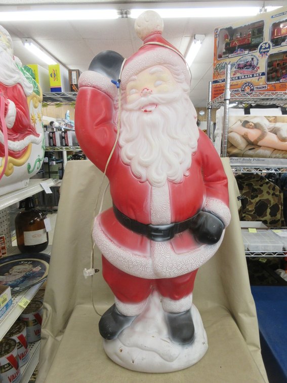 Blow mold Santa Claus